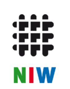 Das Logo von NIW ist ein Netzwerk für Integrative Wirtschaftsförderung.